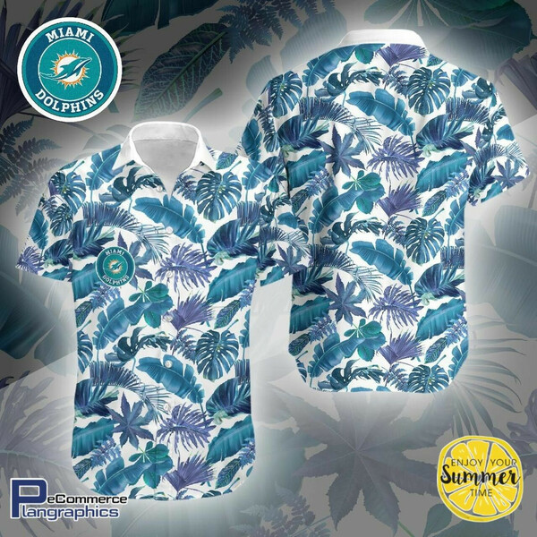 Miami Dolphins Aloha Hawaiian Shirt