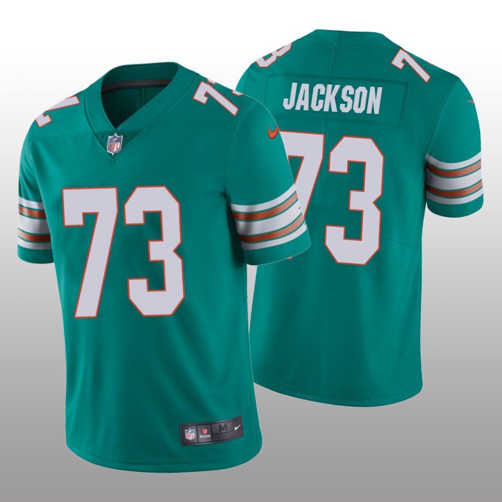 Miami Dolphins Aqua 2020 NFL Draft Alternate Vapor Limited Austin Jackson Jersey
