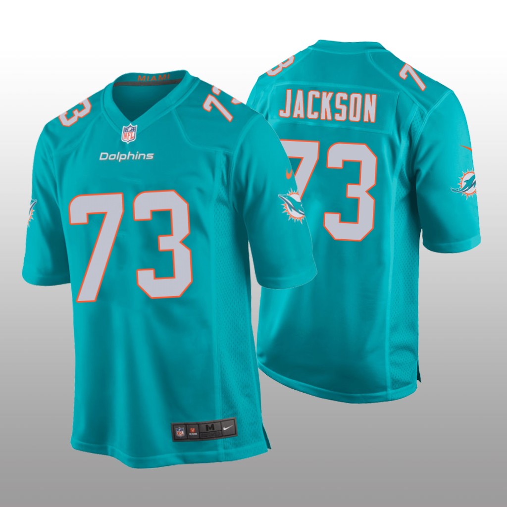 Miami Dolphins Aqua 2020 NFL Draft Austin Jackson Game Jersey