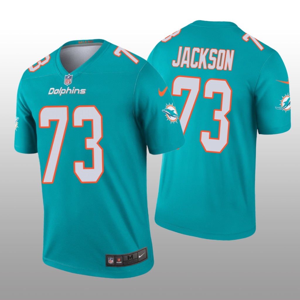 Miami Dolphins Austin Jackson Aqua Jersey Legend - Men's