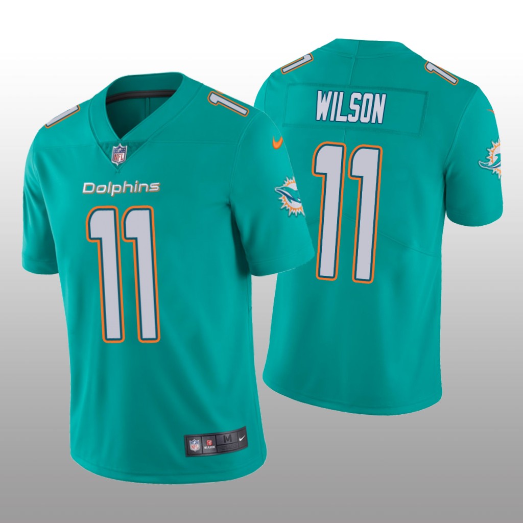 Miami Dolphins Cedrick Wilson Aqua Jersey Vapor Limited - Men's