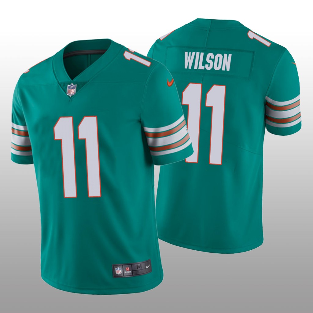 Miami Dolphins Cedrick Wilson Aqua Jersey Vapor Limited - Men's