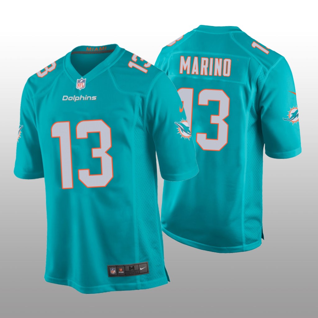 Miami Dolphins Dan Marino Aqua Jersey Game - Youth