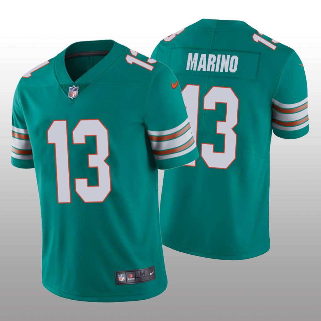 Miami Dolphins Dan Marino Aqua Jersey Vapor Limited - Men's