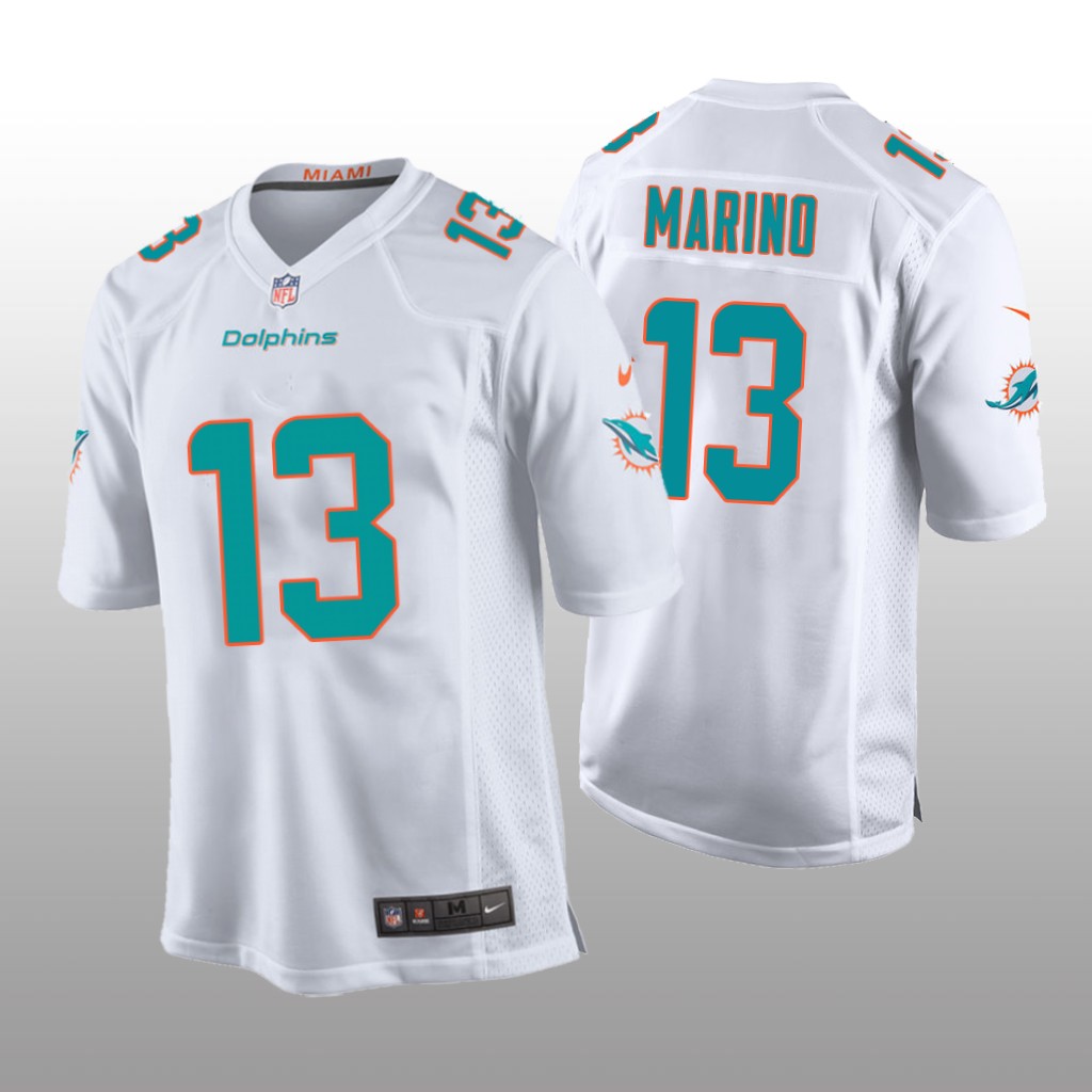Miami Dolphins Dan Marino White Jersey Game - Youth