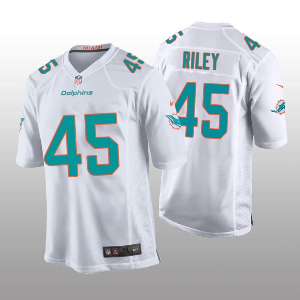 Miami Dolphins Duke Riley White Jersey Game - Youth