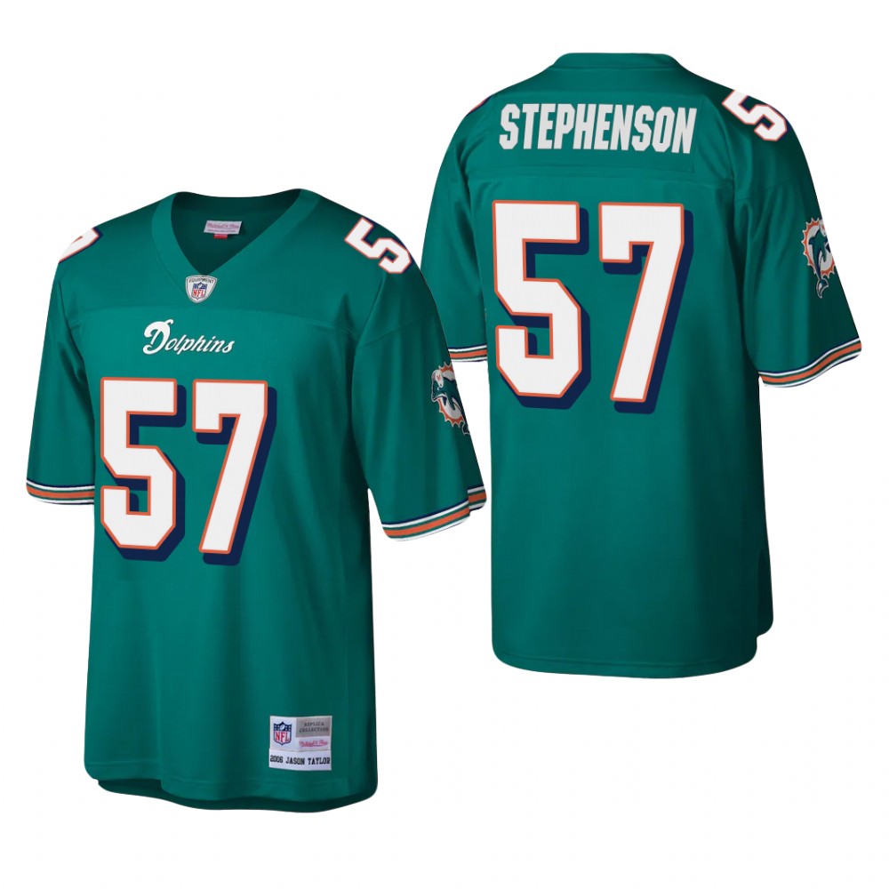Miami Dolphins Dwight Stephenson Aqua Retired Player 2006 Legacy - Men's