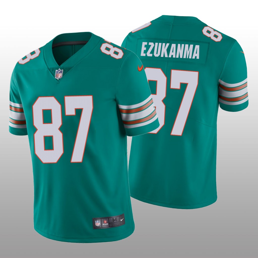 Miami Dolphins Erik Ezukanma Aqua Jersey Alternate Vapor Limited Vapor Limited - Men's