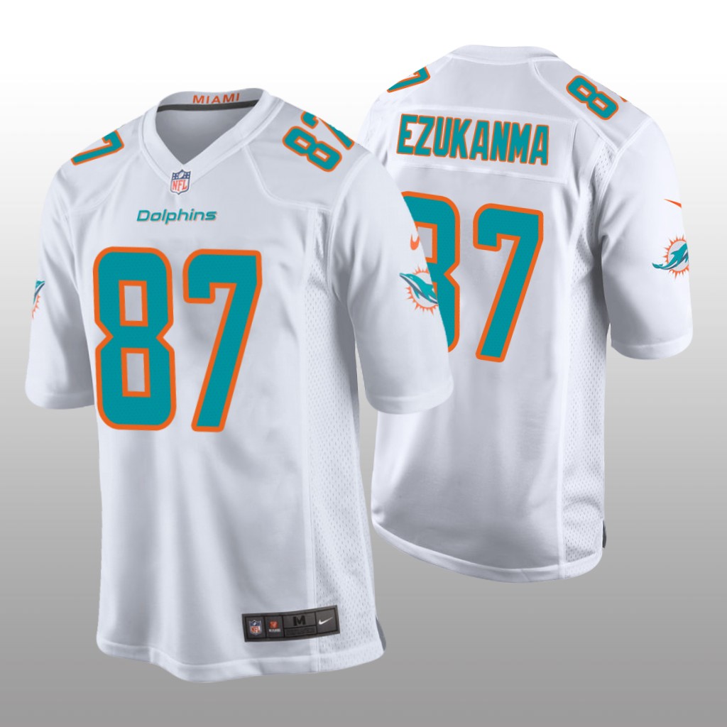 Miami Dolphins Erik Ezukanma White Jersey Game Men's