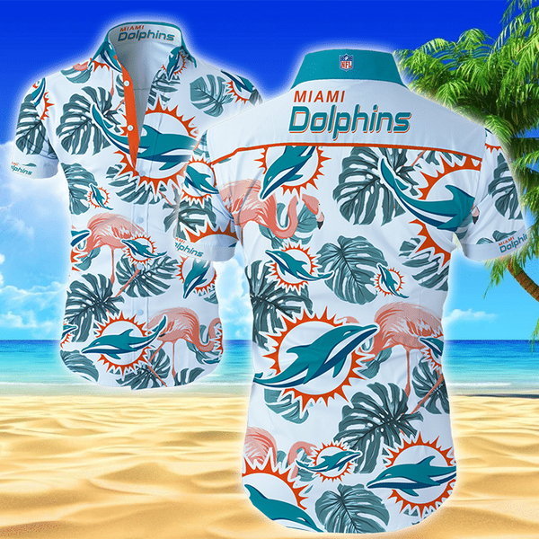 Miami Dolphins Fan Store Miami Dolphins Hawaiian Shirt
