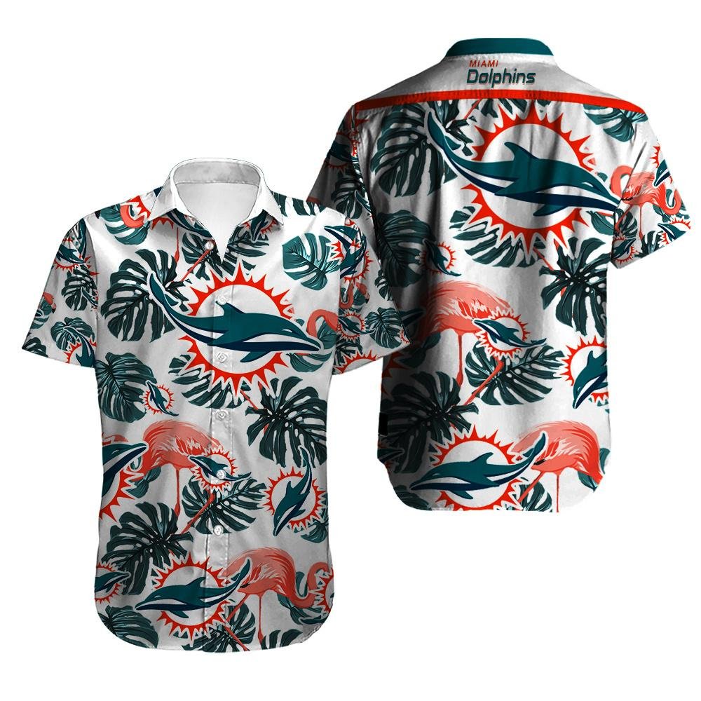 Miami Dolphins Floral6 Hawaiian Shirt