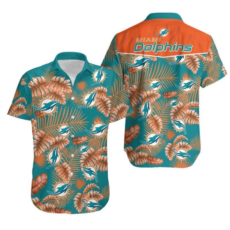 Miami Dolphins Floral Summer4 Hawaiian Shirt