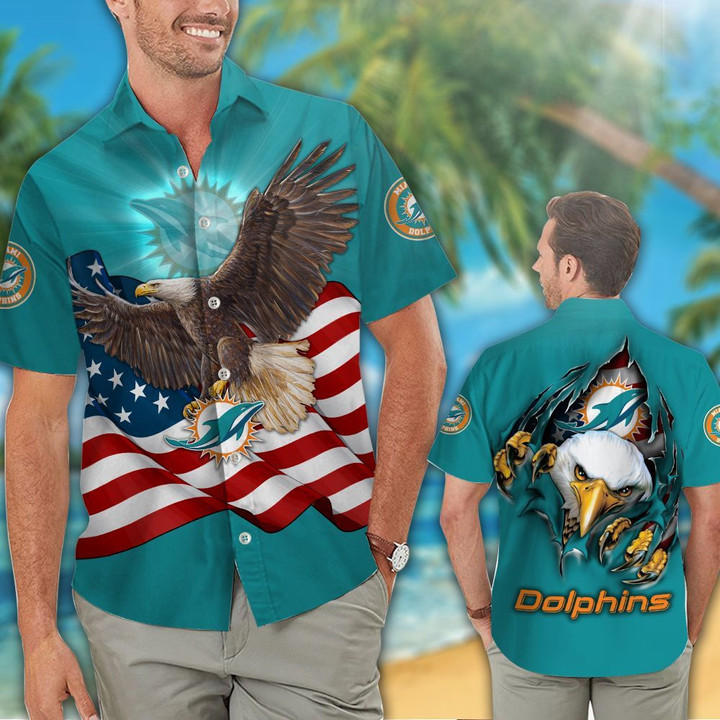 Miami Dolphins Hawaiian Shirt