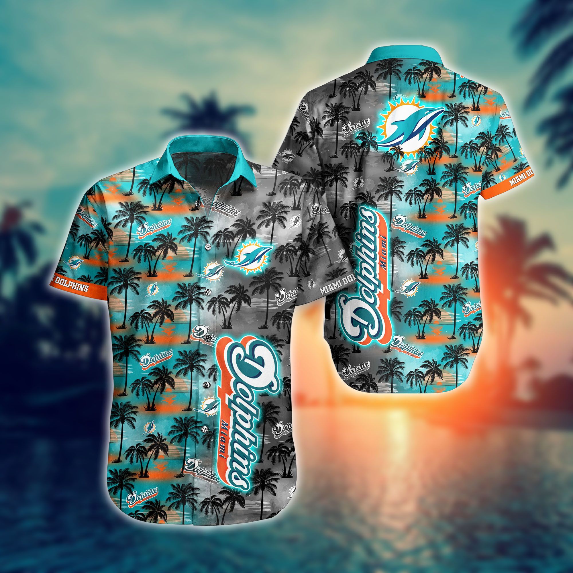 Miami Dolphins Hawaiian Shirt NFL Style