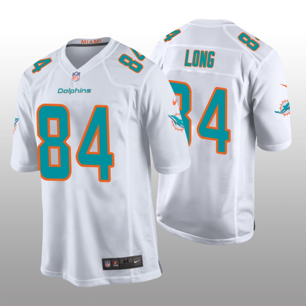 Miami Dolphins Hunter Long White Jersey Game - Men's