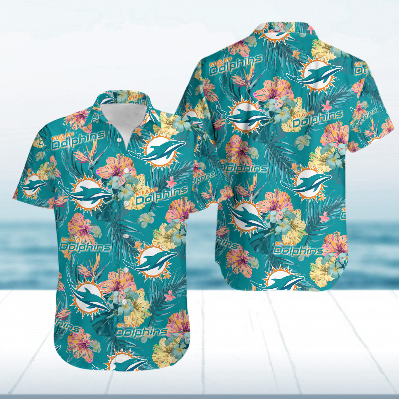 Miami Dolphins Island Summer Hawaiian Shirt