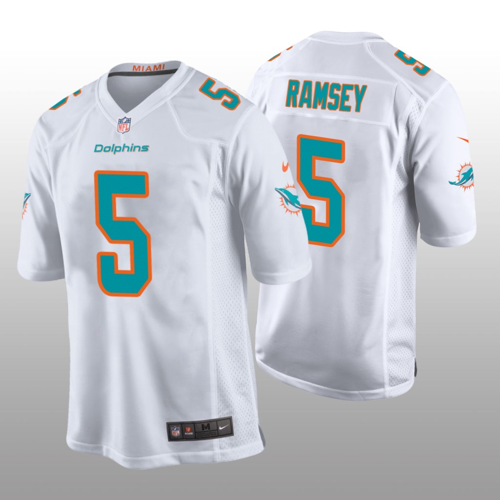 Miami Dolphins Jalen Ramsey White Jersey Game - Men's