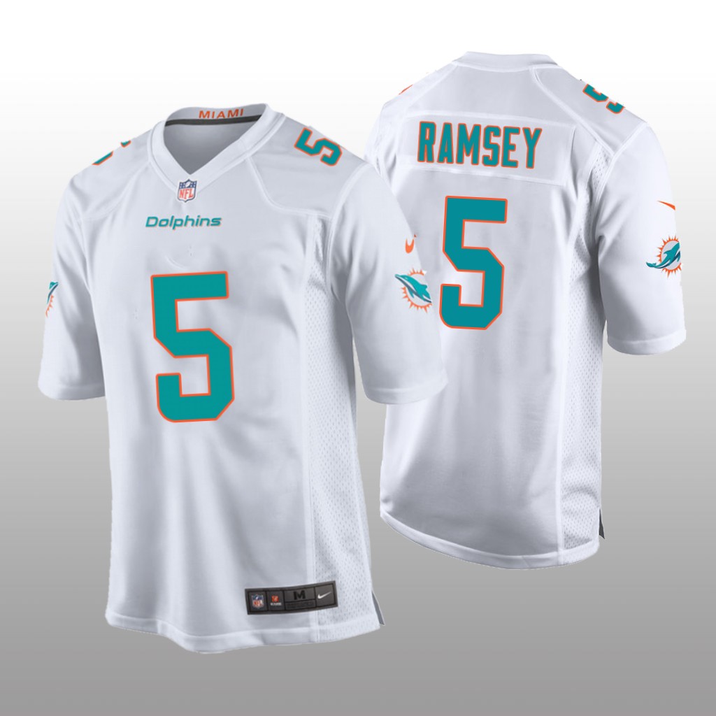 Miami Dolphins Jalen Ramsey White Jersey Game - Youth