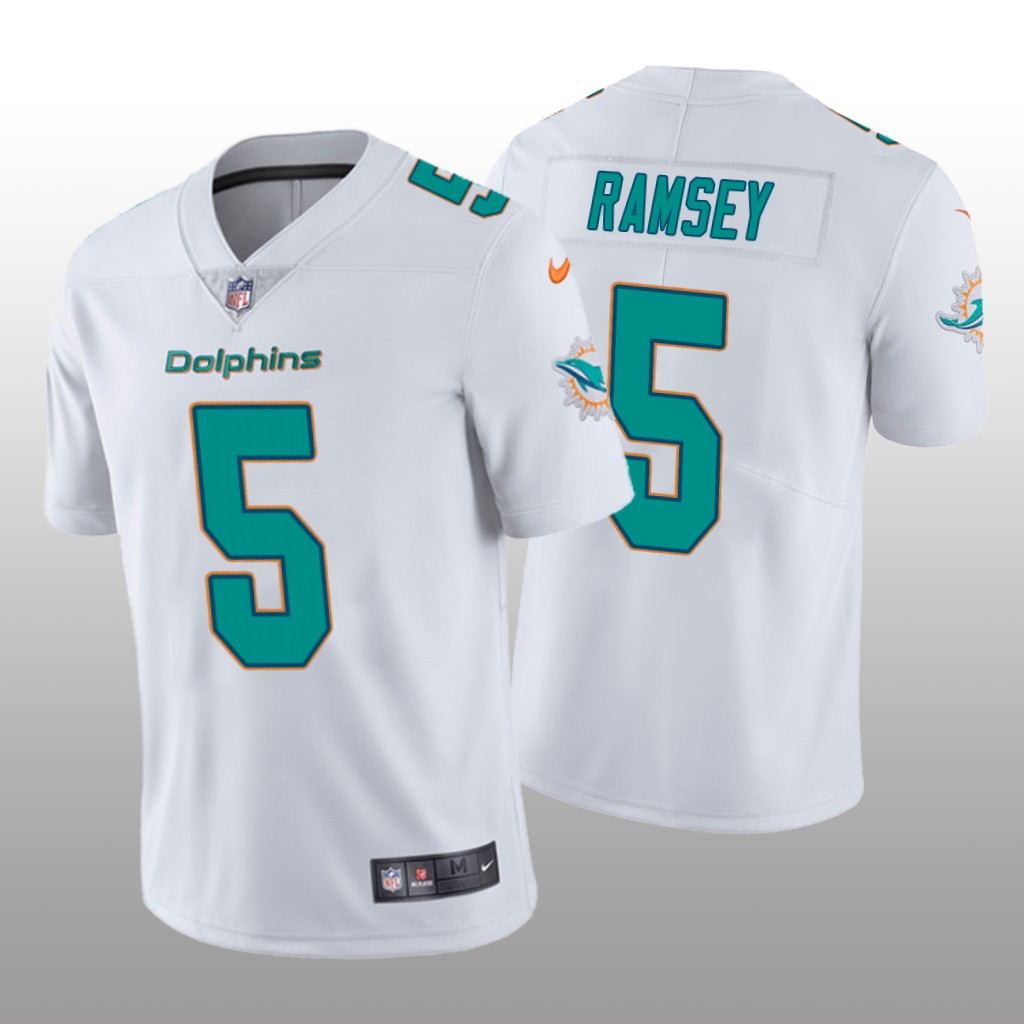Miami Dolphins Jalen Ramsey White Jersey Vapor Limited - Men's