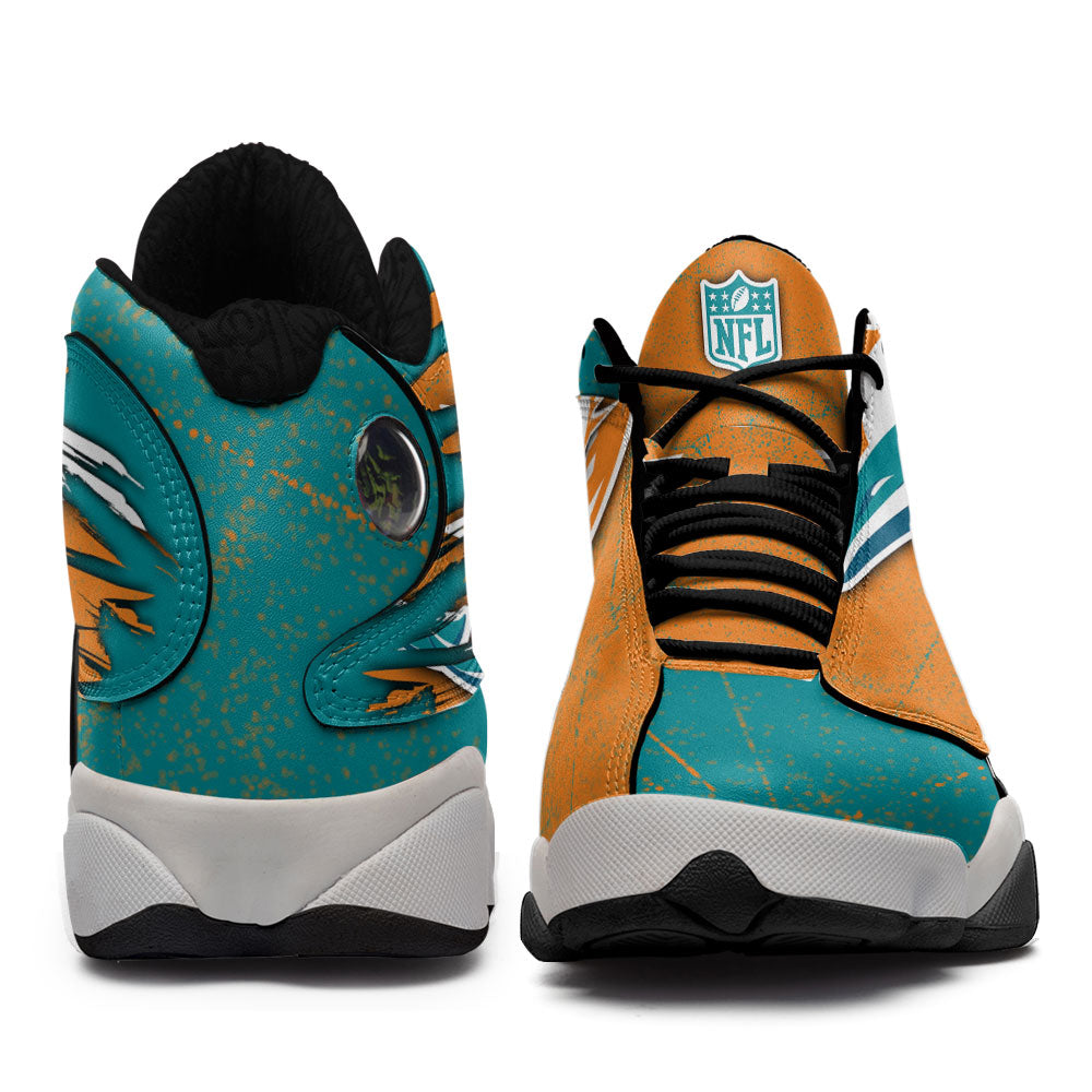 Miami Dolphins JD13 Sneakers Custom Shoes For Fans