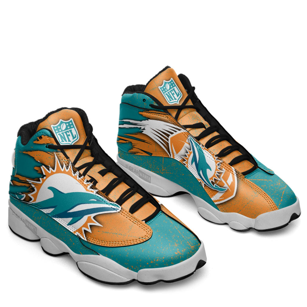 Miami Dolphins JD13 Sneakers Custom Shoes For Fans