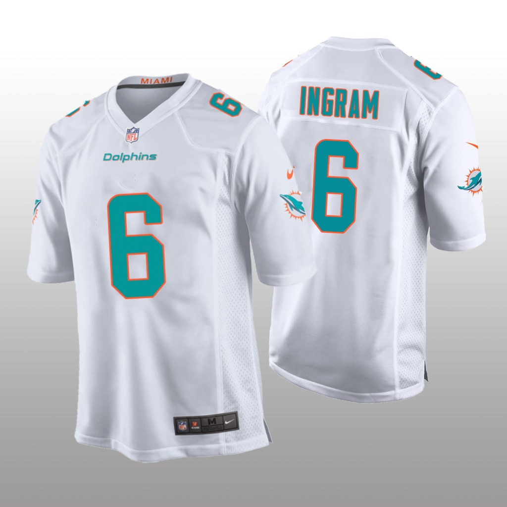 Miami Dolphins Melvin Ingram White Jersey Game - Youth