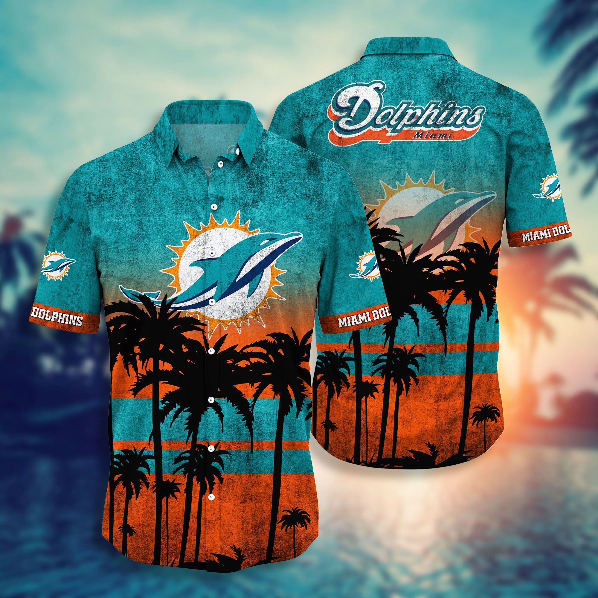 Miami Dolphins NFL-Hawaii Shirt Style Hot Trending Summer-Hawaiian NFL