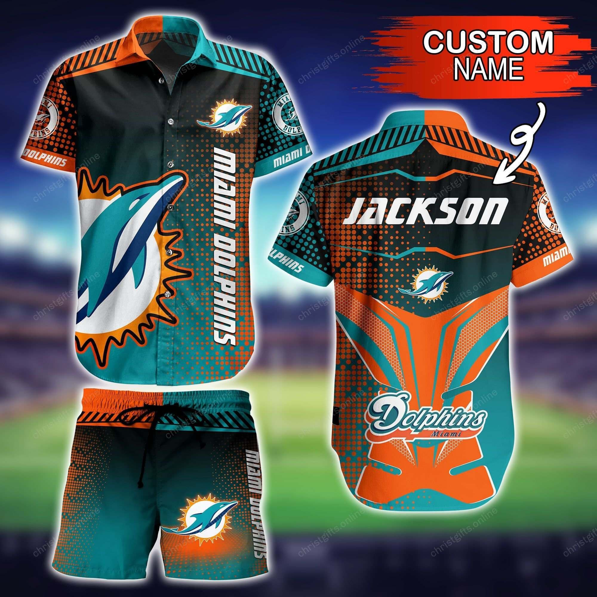 Miami Dolphins Nfl Personalize Hawaii Shirt Style