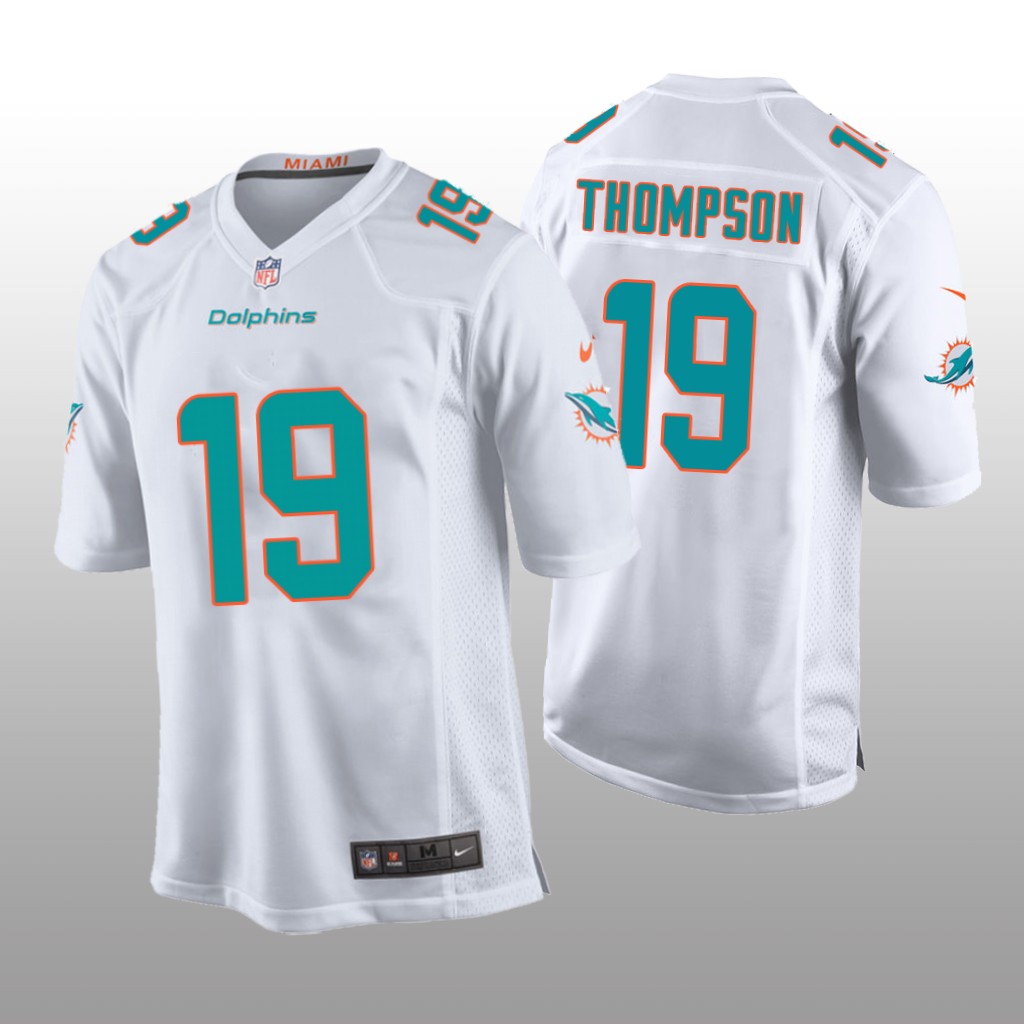 Miami Dolphins Skylar Thompson White Jersey Game - Youth