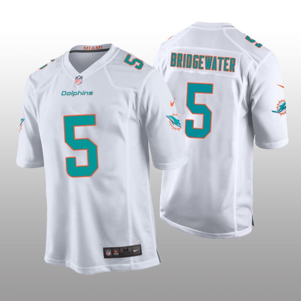 Miami Dolphins Teddy Bridgewater White Jersey Game - Youth