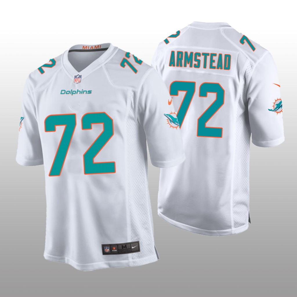 Miami Dolphins Terron Armstead White Jersey Game - Youth