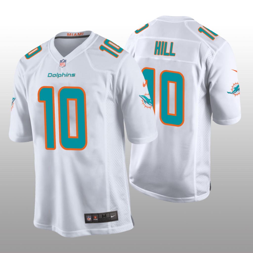 Miami Dolphins Tyreek Hill White Jersey Game - Men's