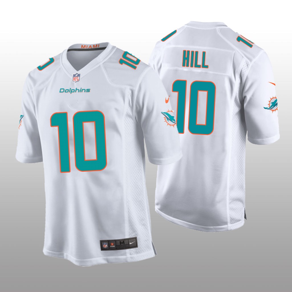 Miami Dolphins Tyreek Hill White Jersey Game - Youth