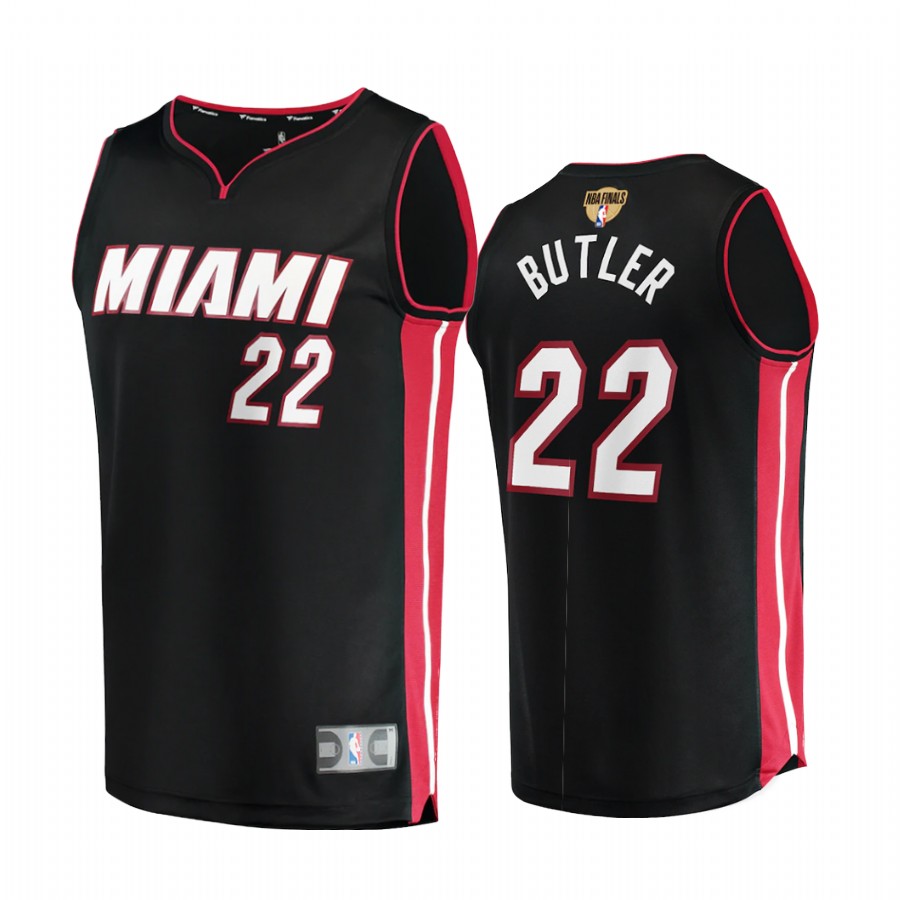 Miami Heat Jimmy Butler 2020 NBA Finals Bound Black Jersey Icon Edition