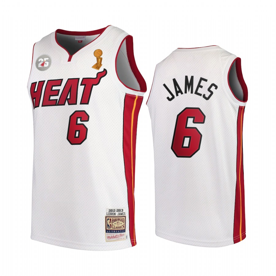 Miami Heat LeBron James #6 2013 Finals Champion Jersey Men’s