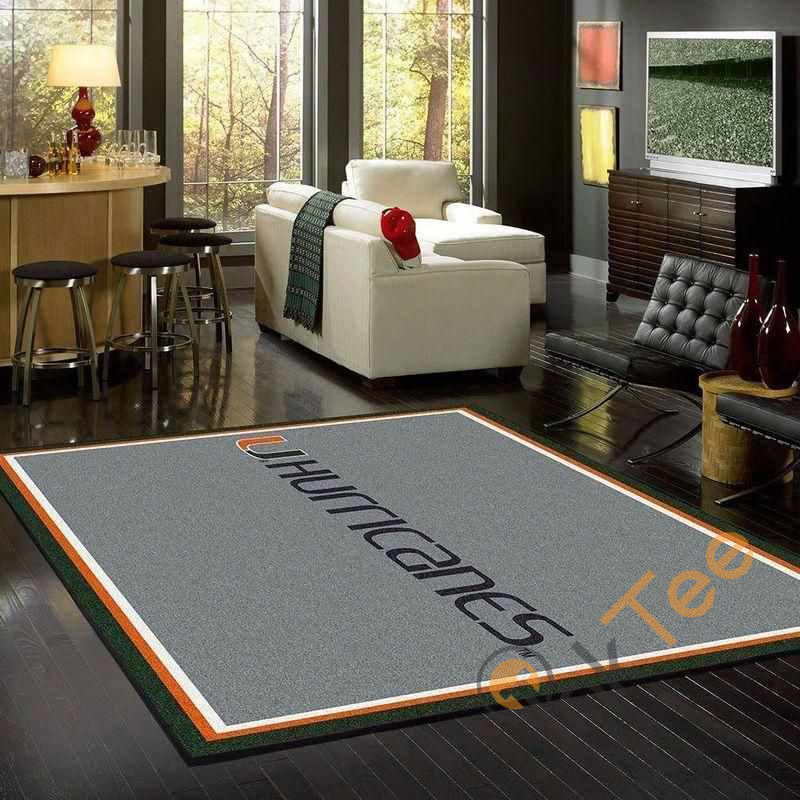 Miami Hurricanes Area Rectangle Rug