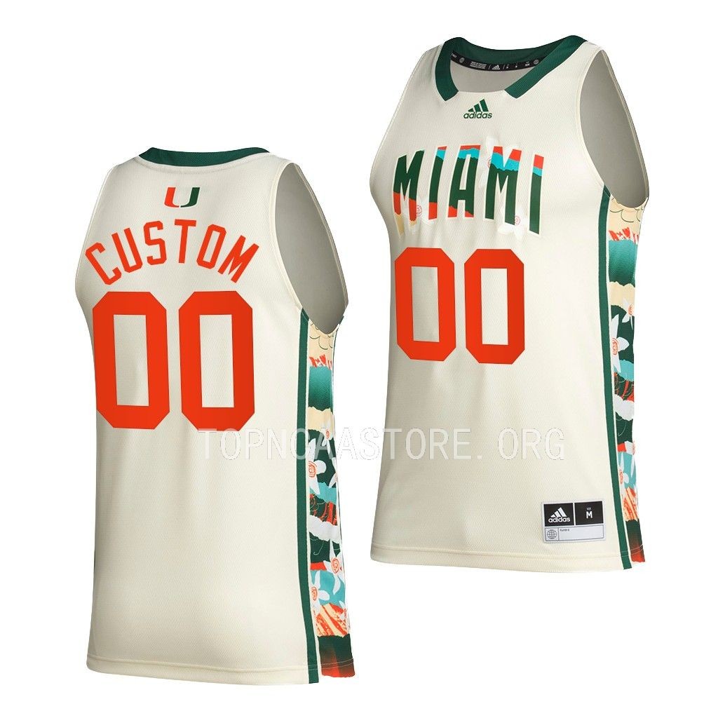 Miami Hurricanes Custom BHE Honoring Black Excellence uniform White #00 Jersey