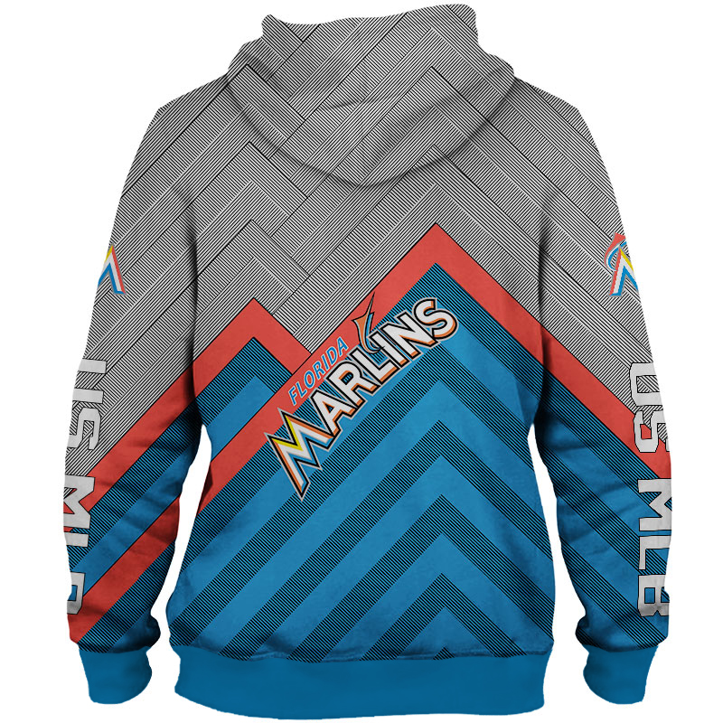 Miami Marlins 3D Hoodie Gift For Fans Baseball For Fans MLB