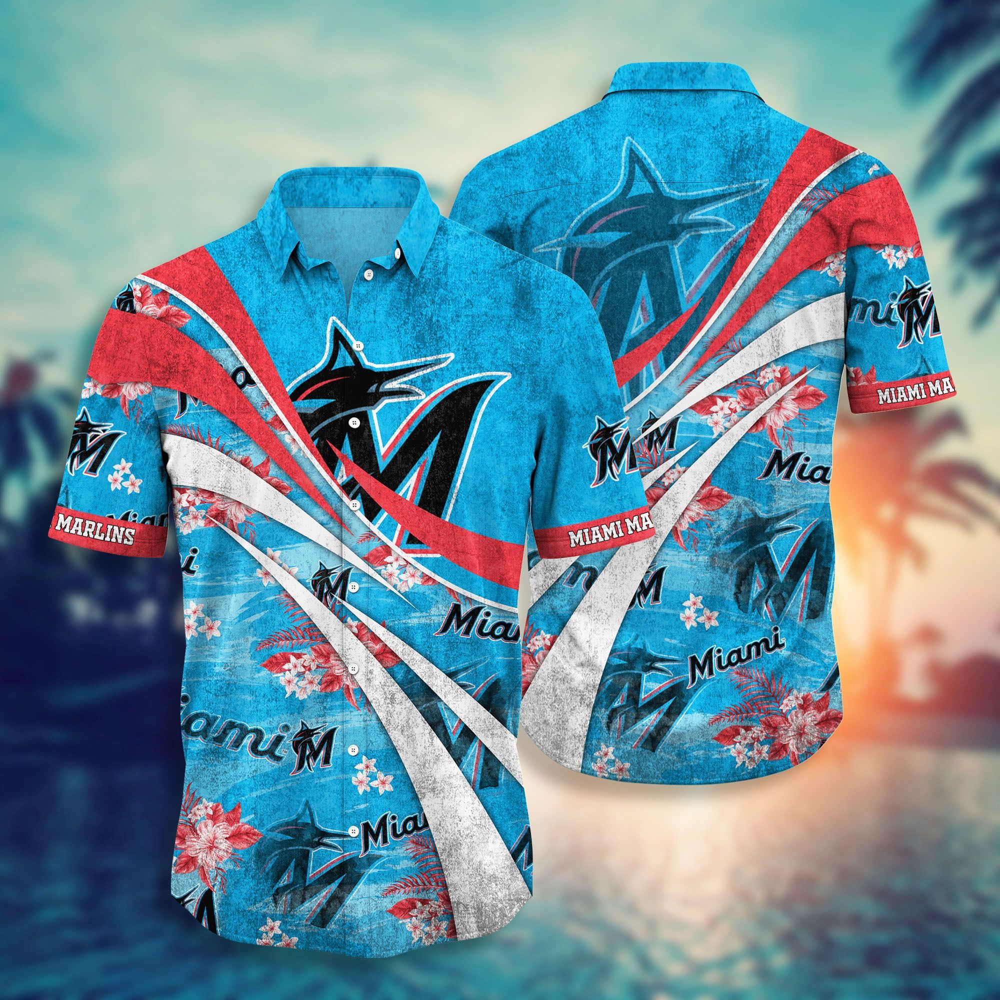 Miami Marlins Hawaii Style Shirt Trending