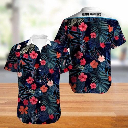 Miami Marlins Hawaiian Shirt