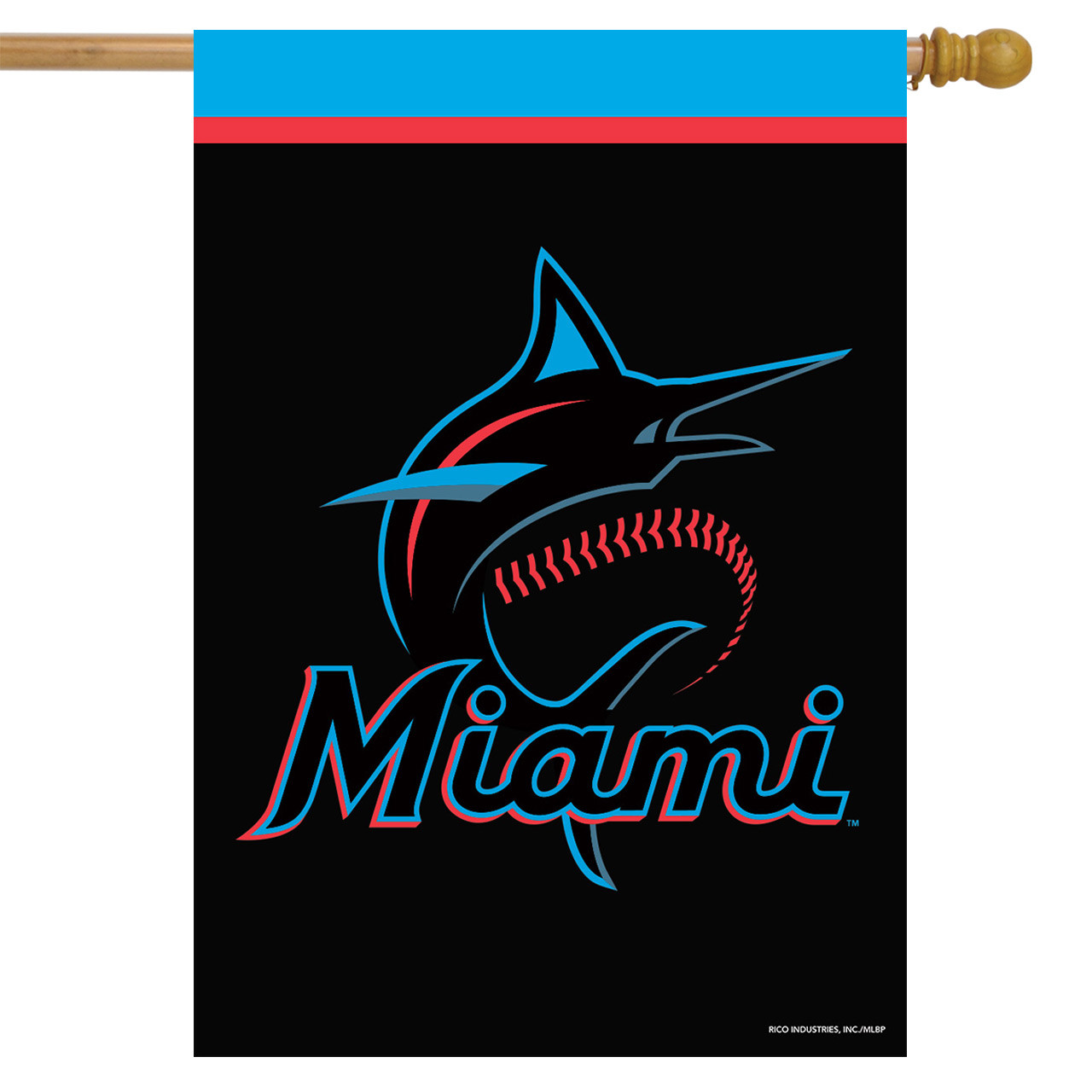 Miami Marlins MLB Garden Flag, House Flag