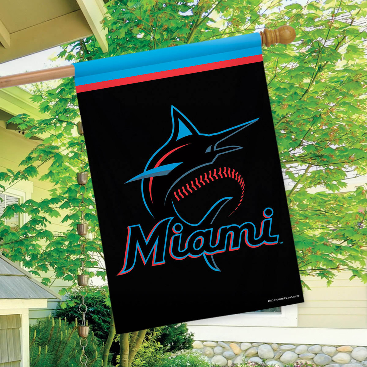 Miami Marlins MLB Garden Flag, House Flag