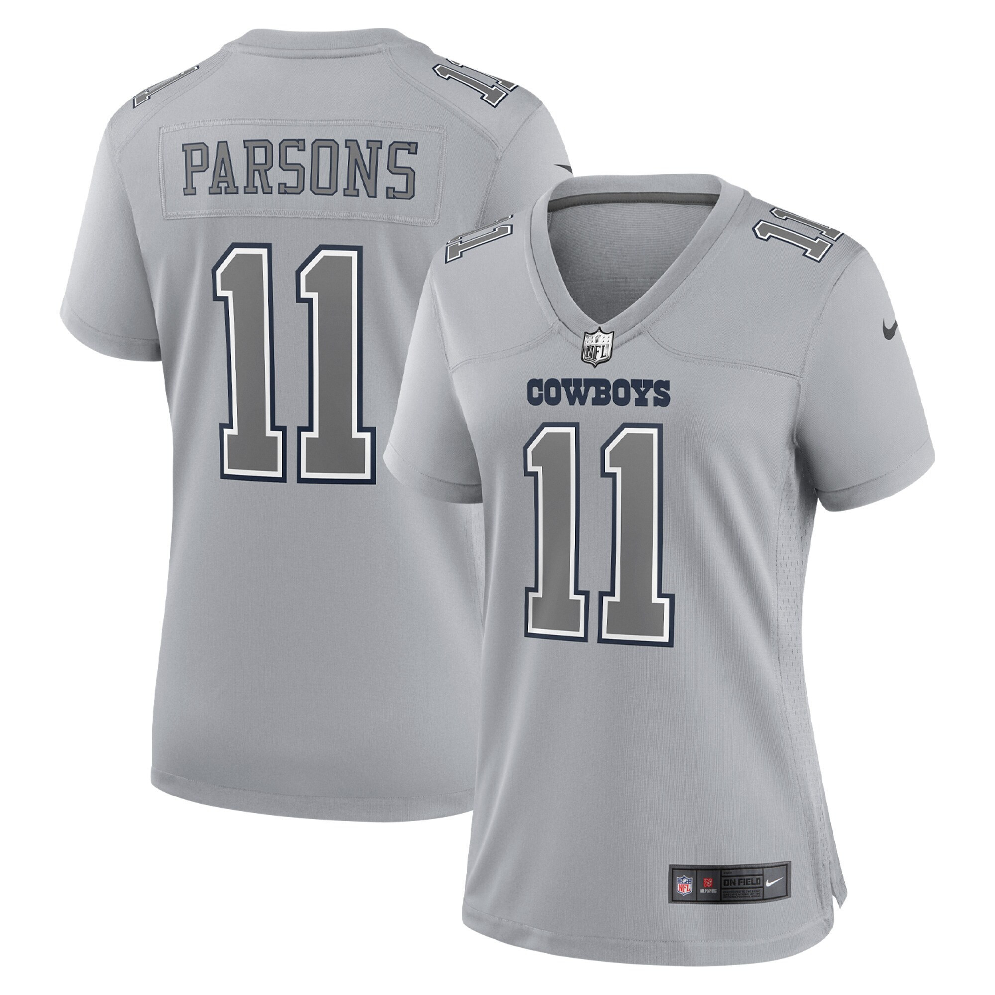 Micah Parsons Dallas Cowboys Atmosphere Fashion Game - Gray Jersey - All Stitched 