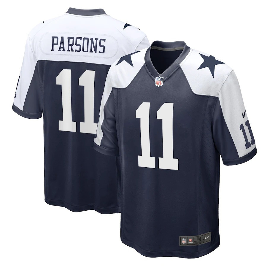 Micah Parsons Dallas Cowboys Game Team Alternate Navy Jersey - All Stitched 