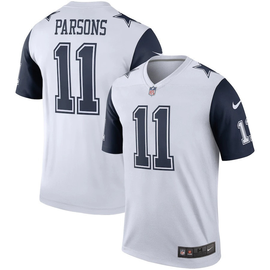 Micah Parsons Dallas Cowboys Game Team Alternate White Jersey - All Stitched 