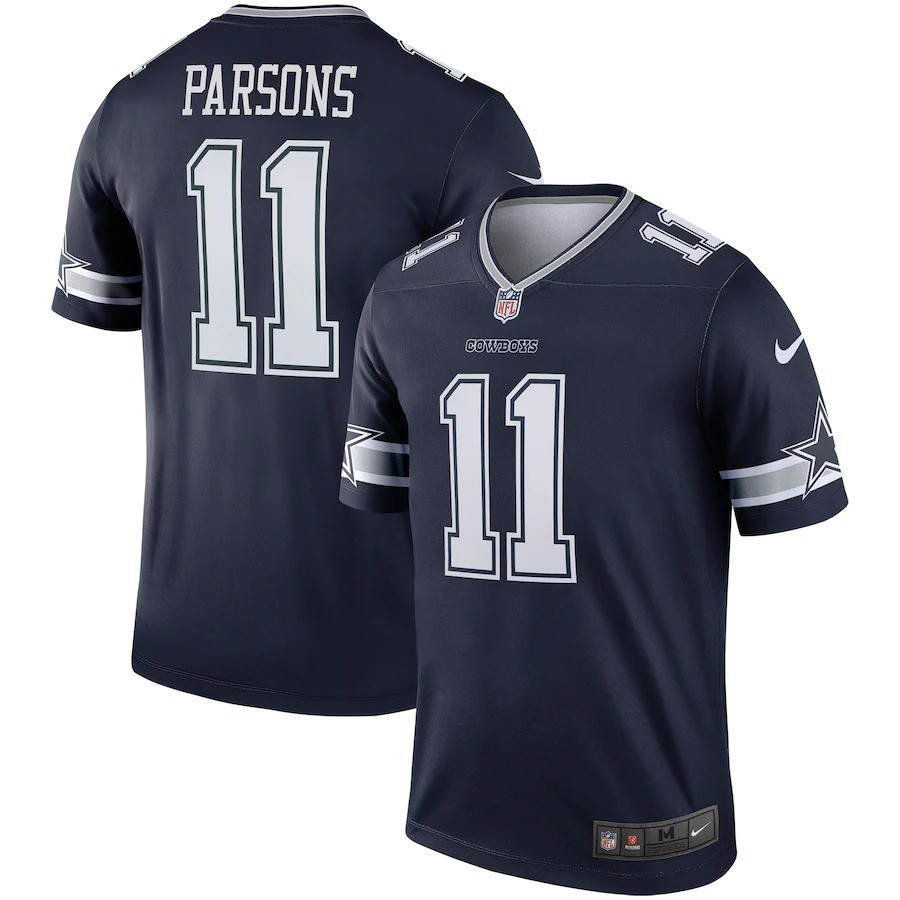 Micah Parsons Dallas Cowboys Game Team Game Navy Jersey - All Stitched 
