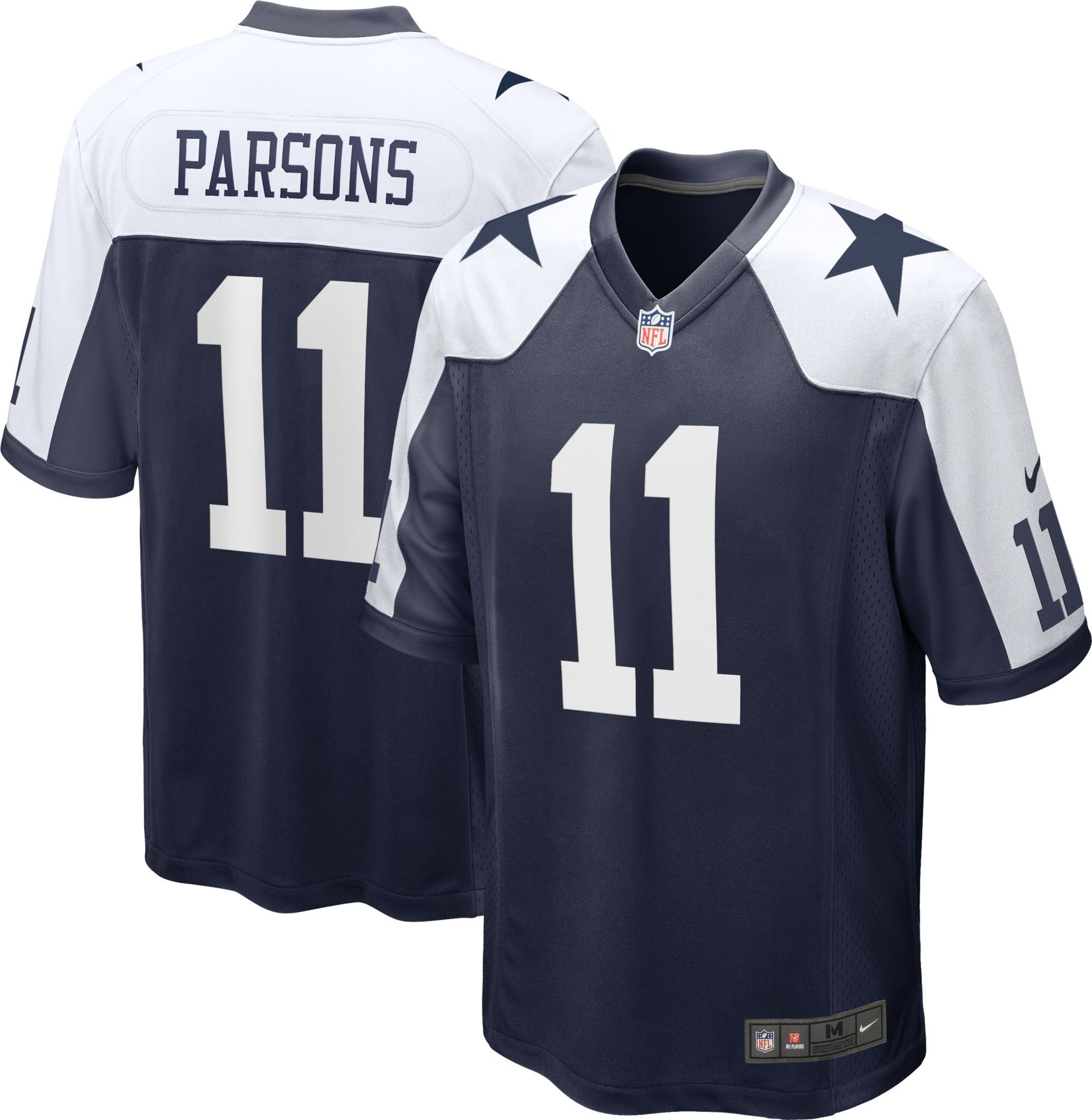 Micah Parsons Dallas Cowboys Throwback Collection Jersey - All Stitched 