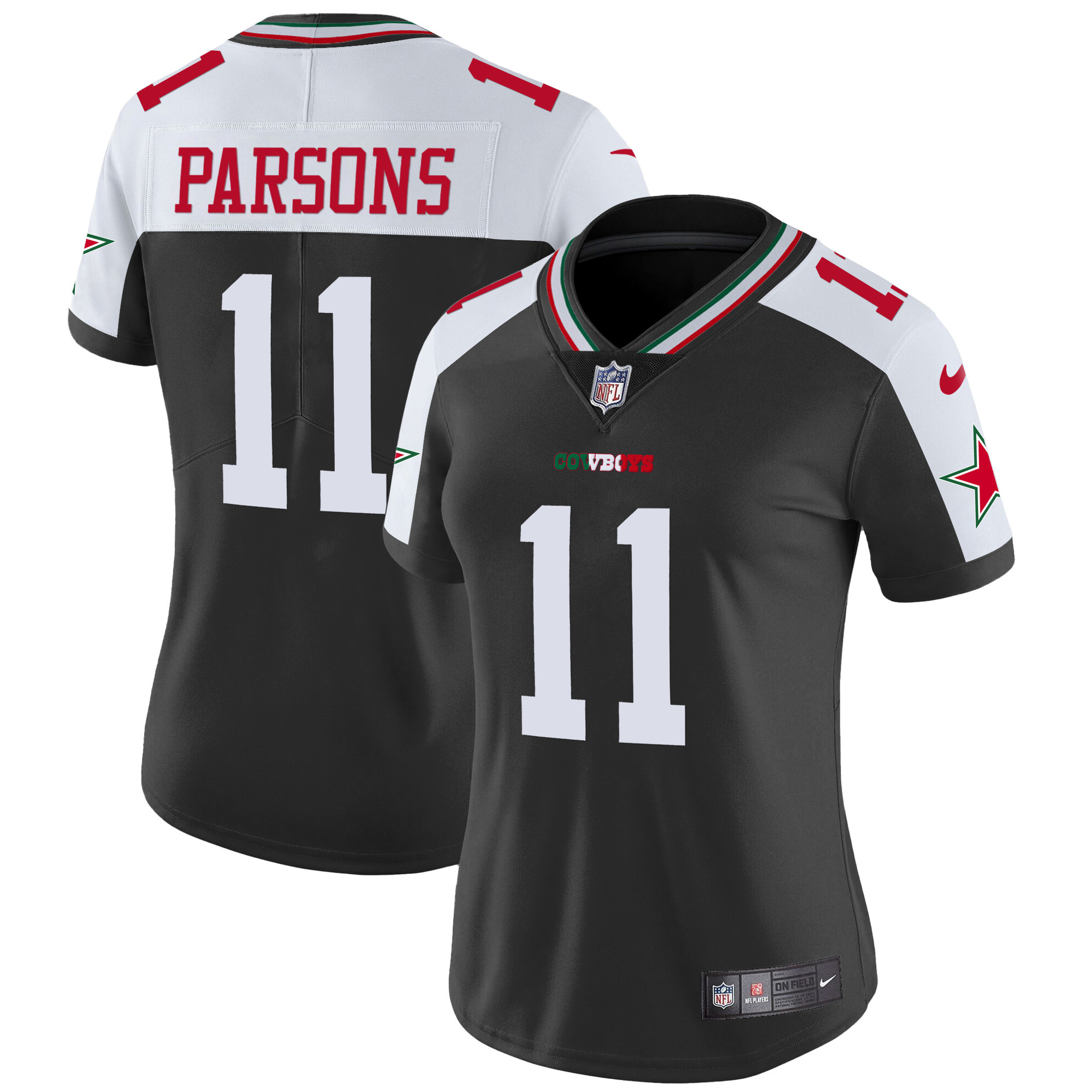 Micah Parsons Women's Dallas Cowboys Mexico Vapor Limited Alternate Jersey - All Stitched 