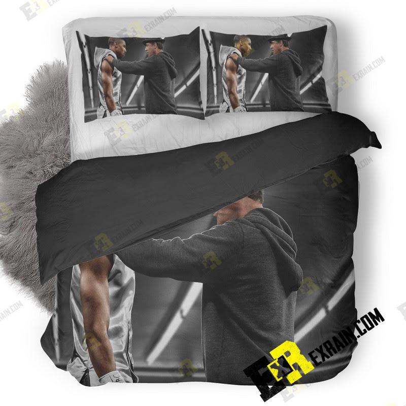 Michael B Jordan And Sylvester Stallone In Creed Movie Xq 3D Customized Duvet Cover Bedding Set