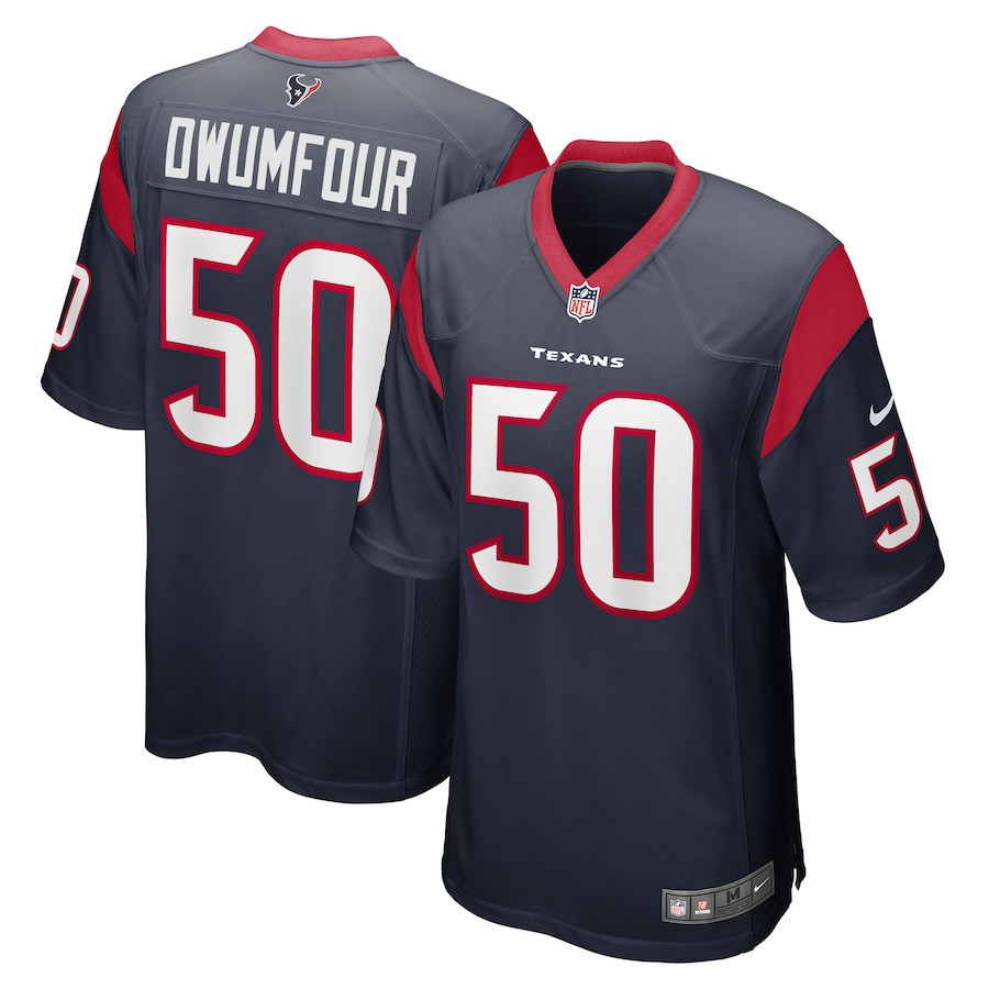 Michael Dwumfour Houston Texans Stitched Jersey – Navy